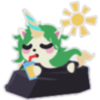 Mermicorn Animated Sticker - Legendary from Summer 2025 Sticker Pack